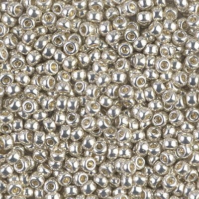 Rocailles-Perlen Miyuki 8/0 – Galvanized Silver - PerlineBeads