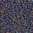 Rocailles-Perlen Miyuki 8/0 – Matte Transparent Root Beer AB - PerlineBeads