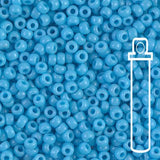 Rocailles-Perlen Miyuki 8/0 – Opaque Turquoise Blue - PerlineBeads