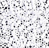 Rocailles-Perlen Miyuki 8/0 – Opaque White - PerlineBeads