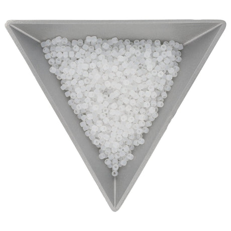 Rocailles-Perlen Toho 11/0 – Ceylon Frosted Snowflake - PerlineBeads