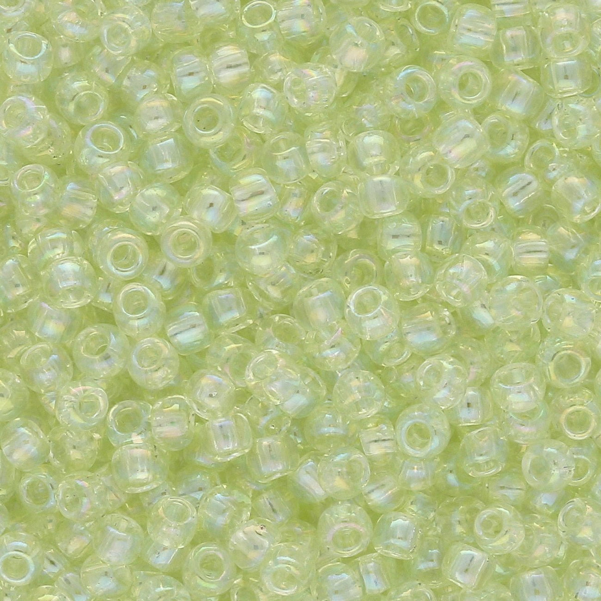 Rocailles-Perlen Toho 11/0 – Dyed-Rainbow Lemon Mist - PerlineBeads