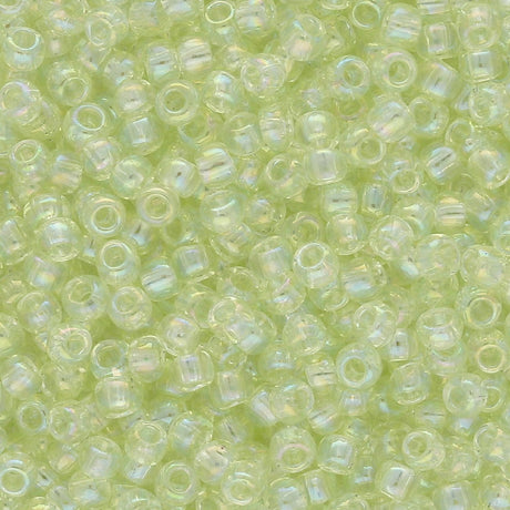 Rocailles-Perlen Toho 11/0 – Dyed-Rainbow Lemon Mist - PerlineBeads