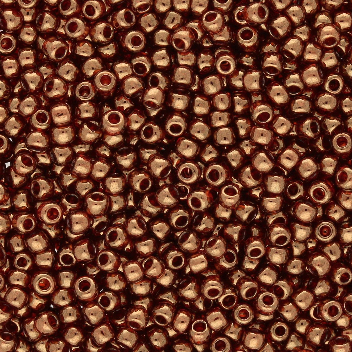 Rocailles-Perlen Toho 11/0 – Gold-Lustered African Sunset - PerlineBeads