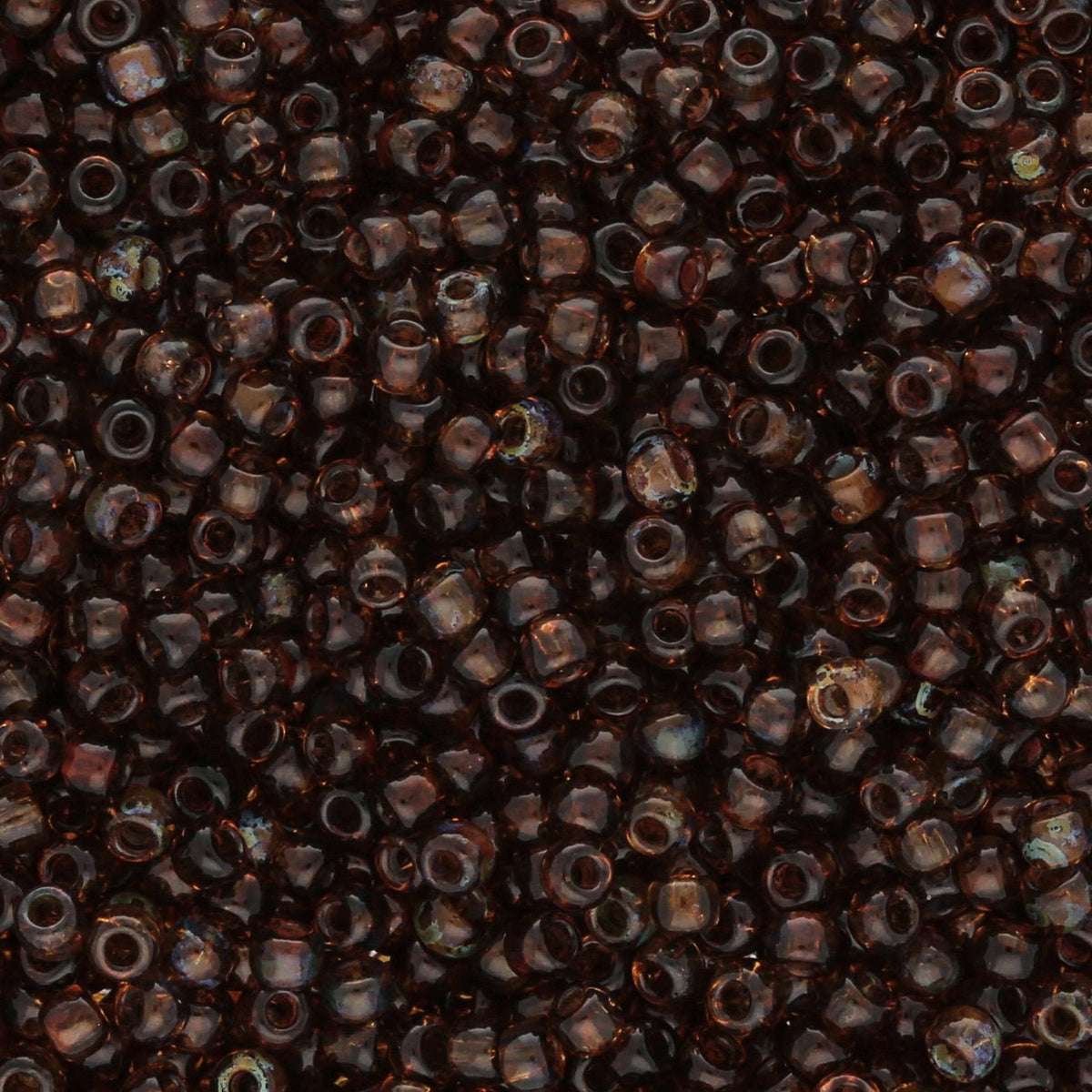 Rocailles-Perlen Toho 11/0 – Hybrid Transparent Light Amethyst Picasso - PerlineBeads