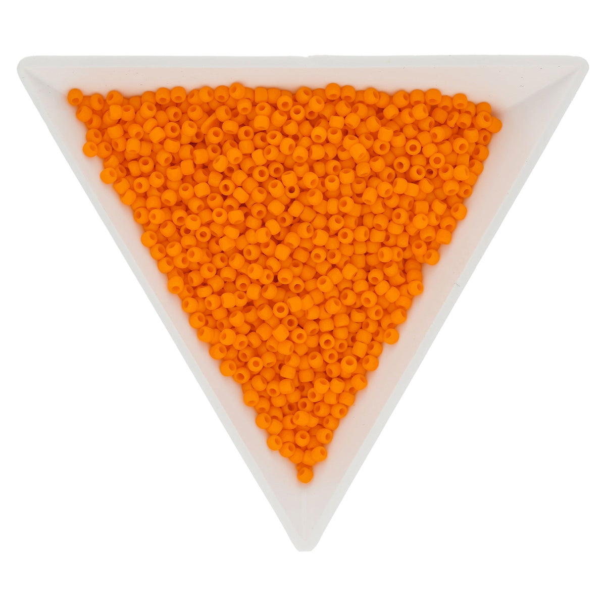 Rocailles-Perlen Toho 11/0 – Opaque-Frosted Cantelope - PerlineBeads