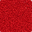 Rocailles-Perlen Toho 11/0 – Opaque Frosted Cherry - PerlineBeads