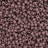 Rocailles-Perlen Toho 11/0 – Opaque Frosted Lavender - PerlineBeads
