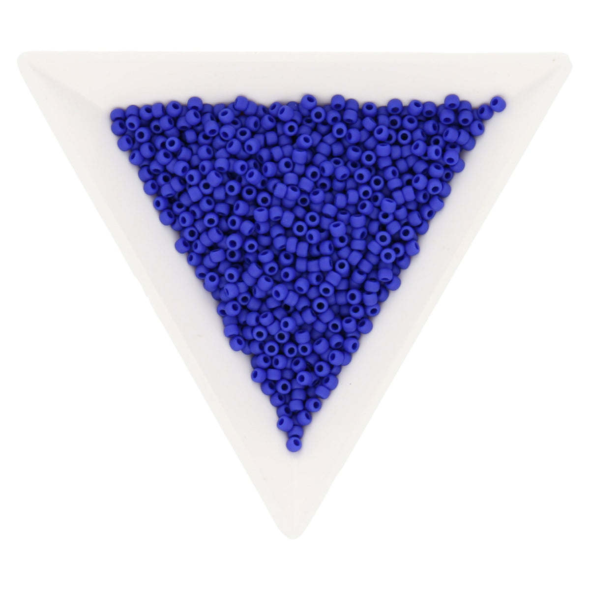 Rocailles-Perlen Toho 11/0 – Opaque-Frosted Navy Blue - PerlineBeads