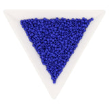 Rocailles-Perlen Toho 11/0 – Opaque-Frosted Navy Blue - PerlineBeads