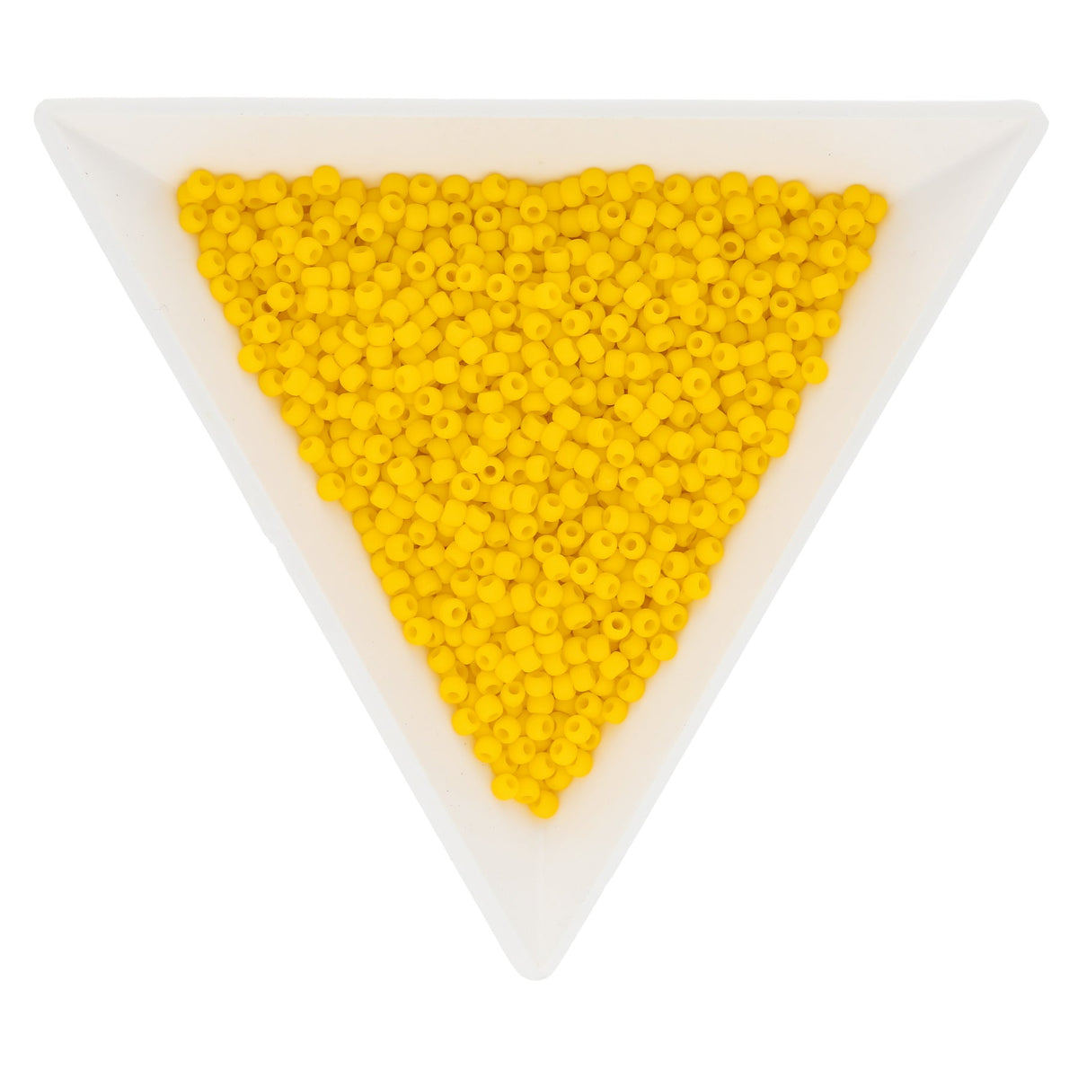 Rocailles-Perlen Toho 11/0 – Opaque-Frosted Sunshine - PerlineBeads