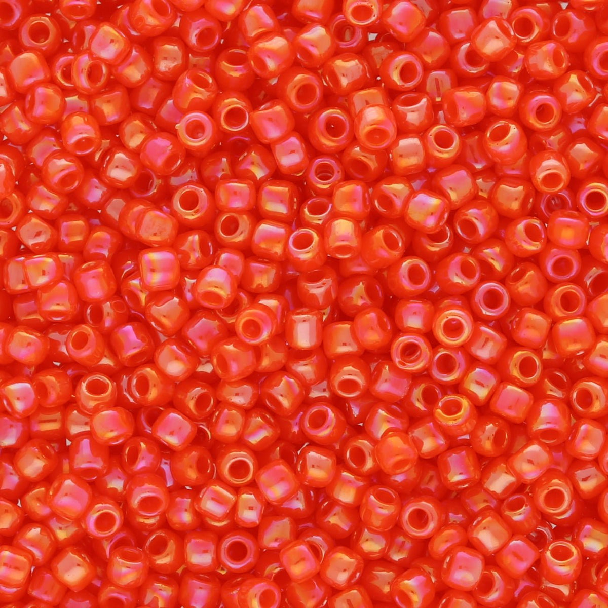 Rocailles-Perlen Toho 11/0 – Opaque Rainbow Pumpkin - PerlineBeads