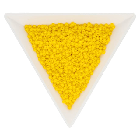 Rocailles-Perlen Toho 11/0 – Opaque Sunshine - PerlineBeads