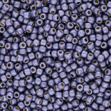 Rocailles-Perlen Toho 11/0 – PermaFinish Matte Frosted Metallic Polaris - PerlineBeads