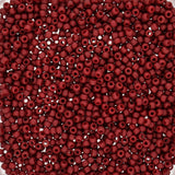 Rocailles-Perlen Toho 11/0 – Semi Glazed - Dark Red - PerlineBeads