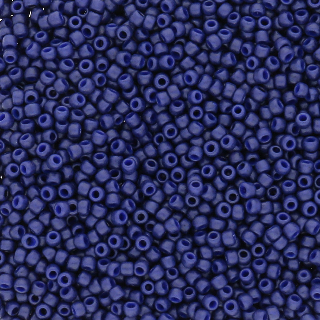 Rocailles-Perlen Toho 11/0 – Semi Glazed - Navy Blue - PerlineBeads