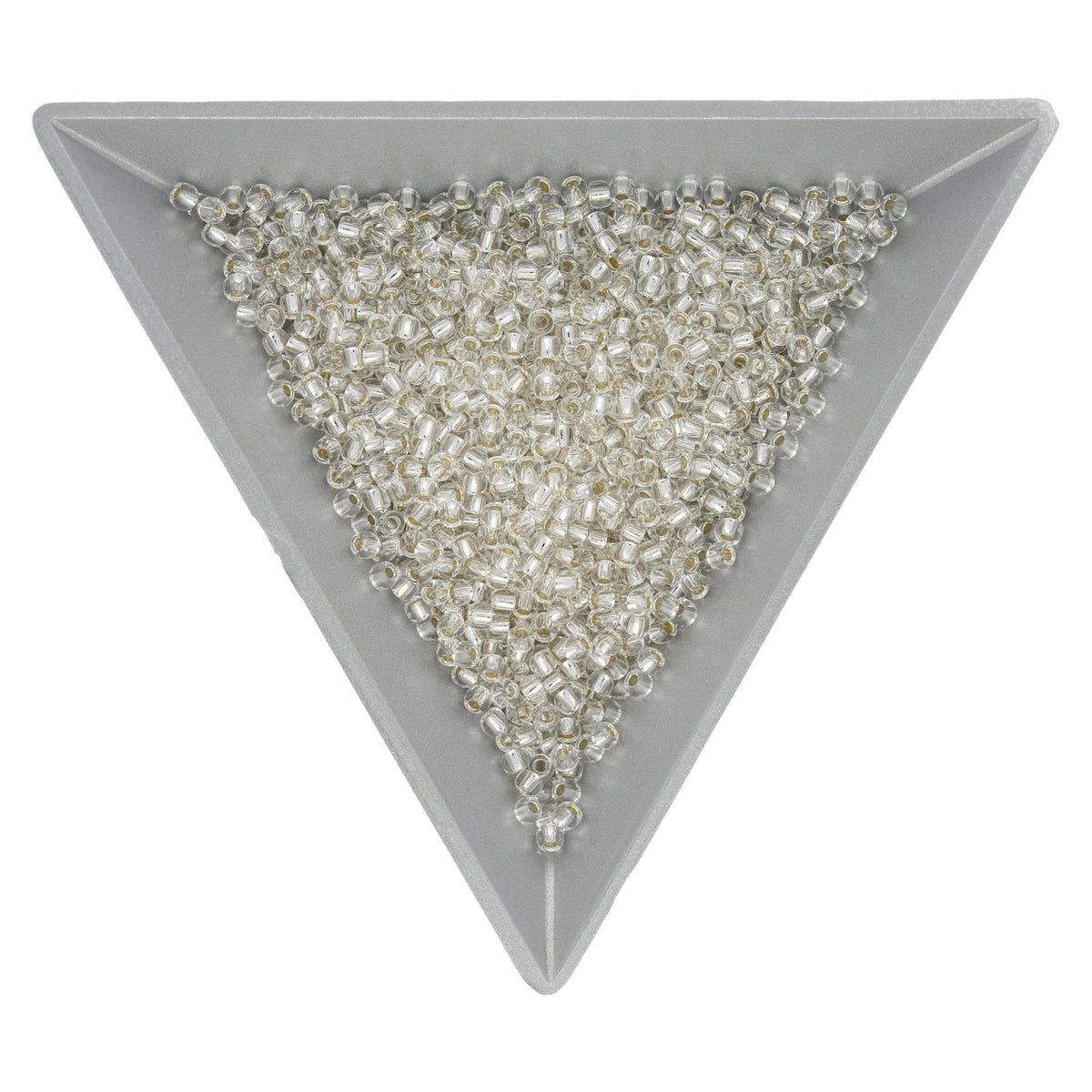 Rocailles-Perlen Toho 11/0 – Silver-Lined Crystal - PerlineBeads