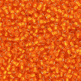 Rocailles-Perlen Toho 11/0 – Silver-Lined Hyacinth - PerlineBeads