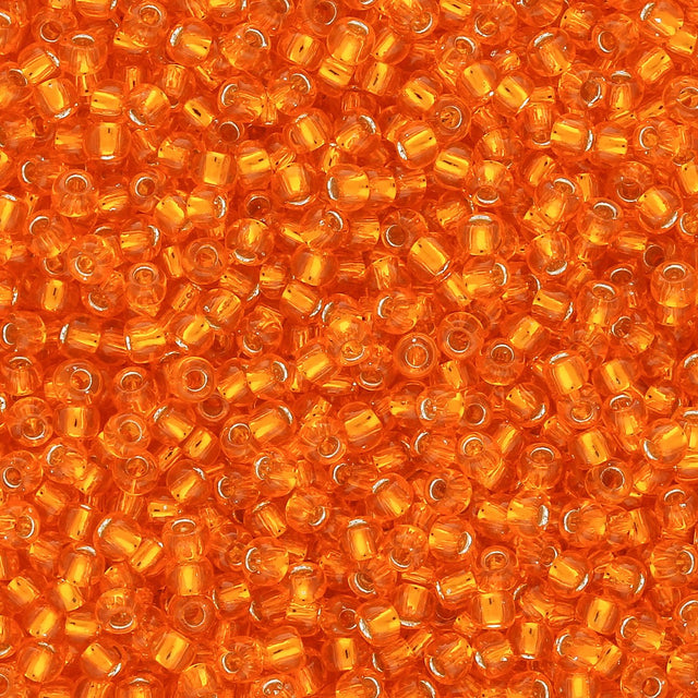 Rocailles-Perlen Toho 11/0 – Silver-Lined Hyacinth - PerlineBeads