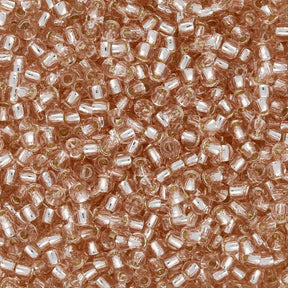 Rocailles-Perlen Toho 11/0 – Silver-Lined Rosaline - PerlineBeads