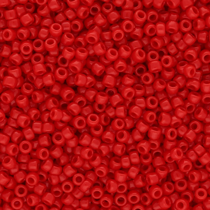 Rocailles-Perlen Toho 15/0 – Opaque Cherry - PerlineBeads