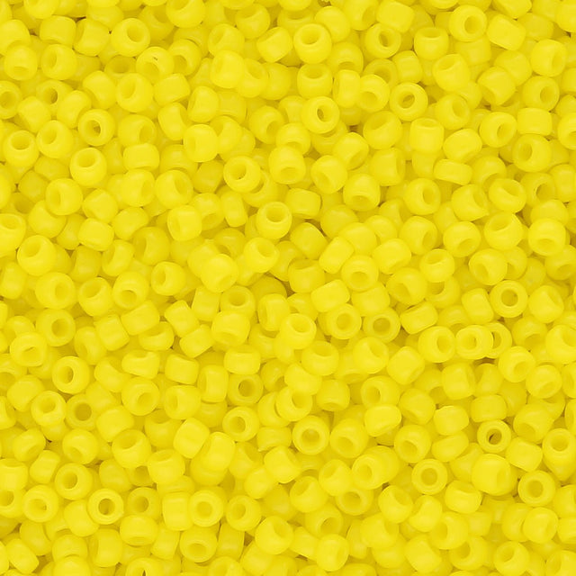 Rocailles-Perlen Toho 15/0 – Opaque Dandelion - PerlineBeads