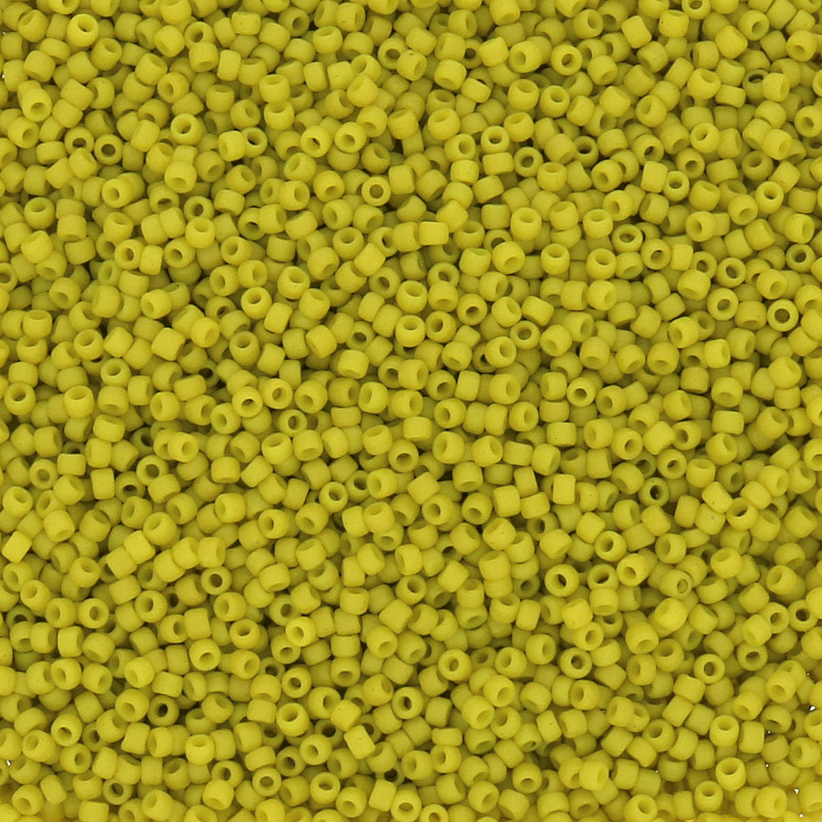 Rocailles-Perlen Toho 15/0 – Semi Glazed - Lemongrass - PerlineBeads