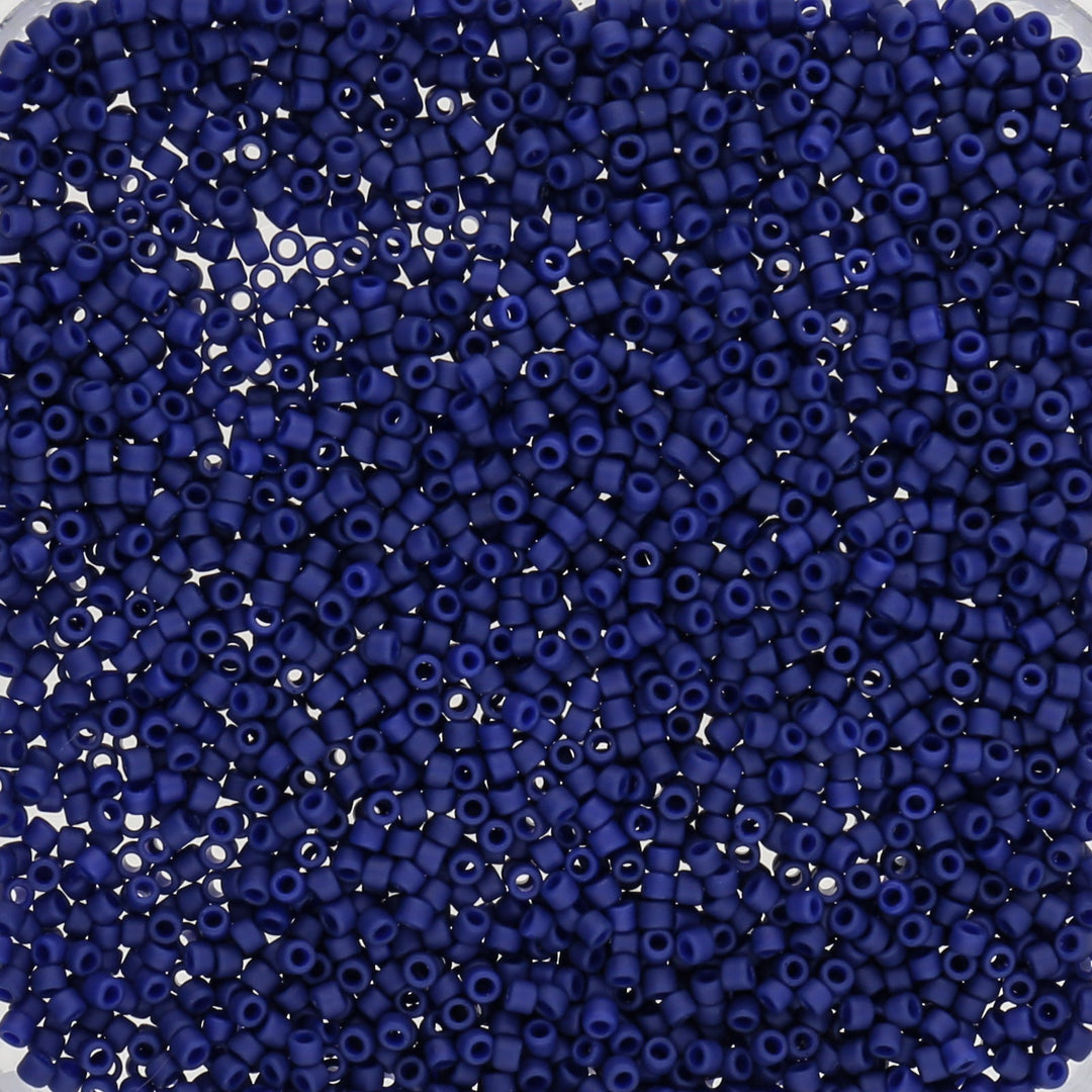 Rocailles-Perlen Toho 15/0 – Semi Glazed - Navy Blue - PerlineBeads