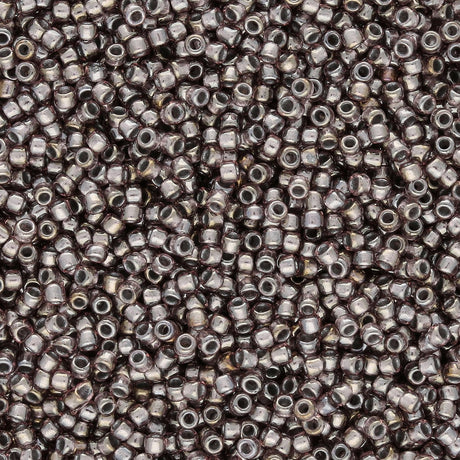 Rocailles-Perlen Toho 15/0 – Silver-Lined Luster Med Amethyst - PerlineBeads