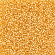 Rocailles-Perlen Toho 15/0 – Silver-Lined Milky Light Topaz - PerlineBeads