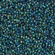 Rocailles-Perlen Toho 15/0 – Transparent Rainbow Teal - PerlineBeads