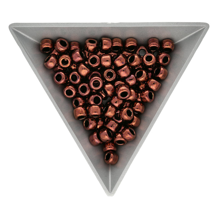 Rocailles-Perlen Toho 3/0 – Dark Bronze - PerlineBeads
