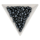 Rocailles-Perlen Toho 3/0 – Metallic Hematite - PerlineBeads