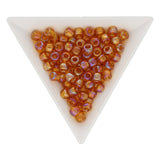 Rocailles-Perlen Toho 3/0 – Transparent-Rainbow Topaz - PerlineBeads