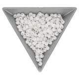 Rocailles-Perlen Toho 6/0 – Opaque White - PerlineBeads