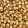 Rocailles-Perlen Toho 6/0 – PermaFinish Galvanized Starlight - PerlineBeads
