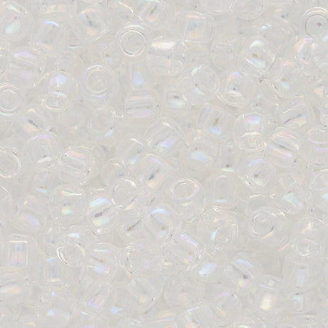Rocailles-Perlen Toho 6/0 – Transparent-Rainbow Crystal - PerlineBeads