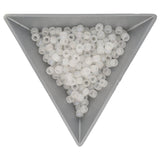 Rocailles-Perlen Toho 6/0 – Transparent Rainbow Frosted Crystal - PerlineBeads