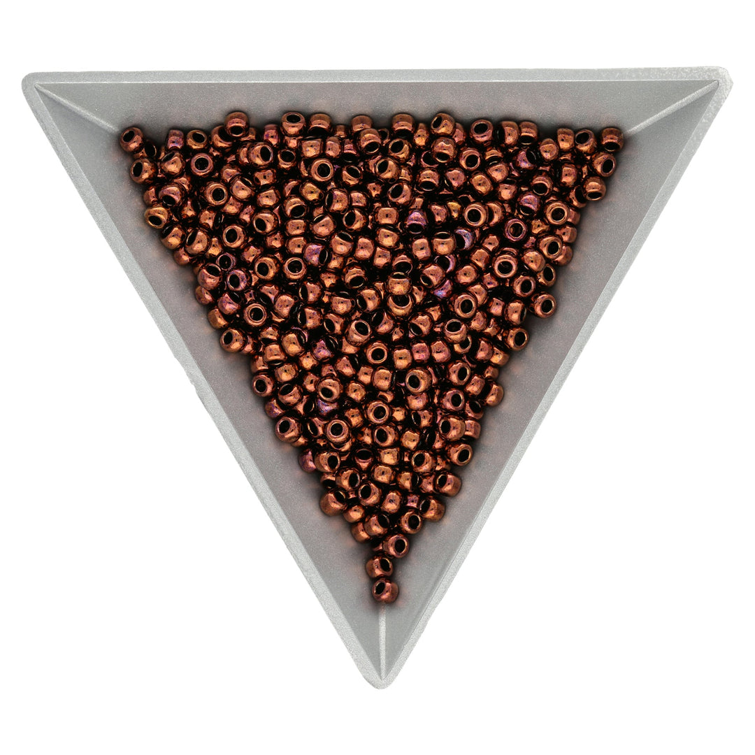 Rocailles-Perlen Toho 8/0 – Dark Bronze - PerlineBeads