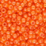 Rocailles-Perlen Toho 8/0 – Inside-Color Hyacinth/White-Lined - PerlineBeads