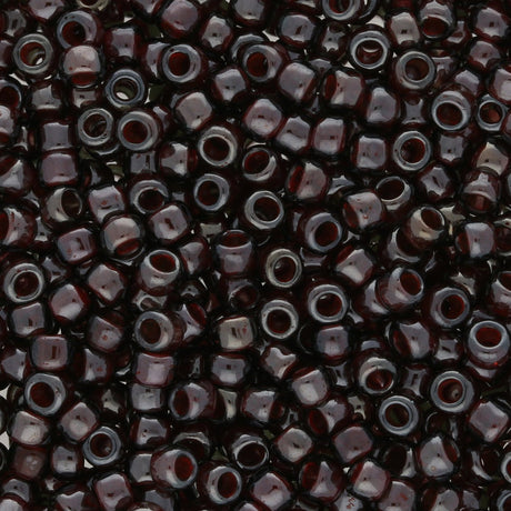 Rocailles-Perlen Toho 8/0 – Light Cranberry AB Lined-Dyed - PerlineBeads