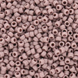 Rocailles-Perlen Toho 8/0 – Opaque Frosted Lavender - PerlineBeads