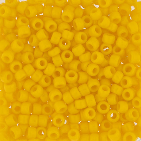 Rocailles-Perlen Toho 8/0 – Opaque Sunshine - PerlineBeads