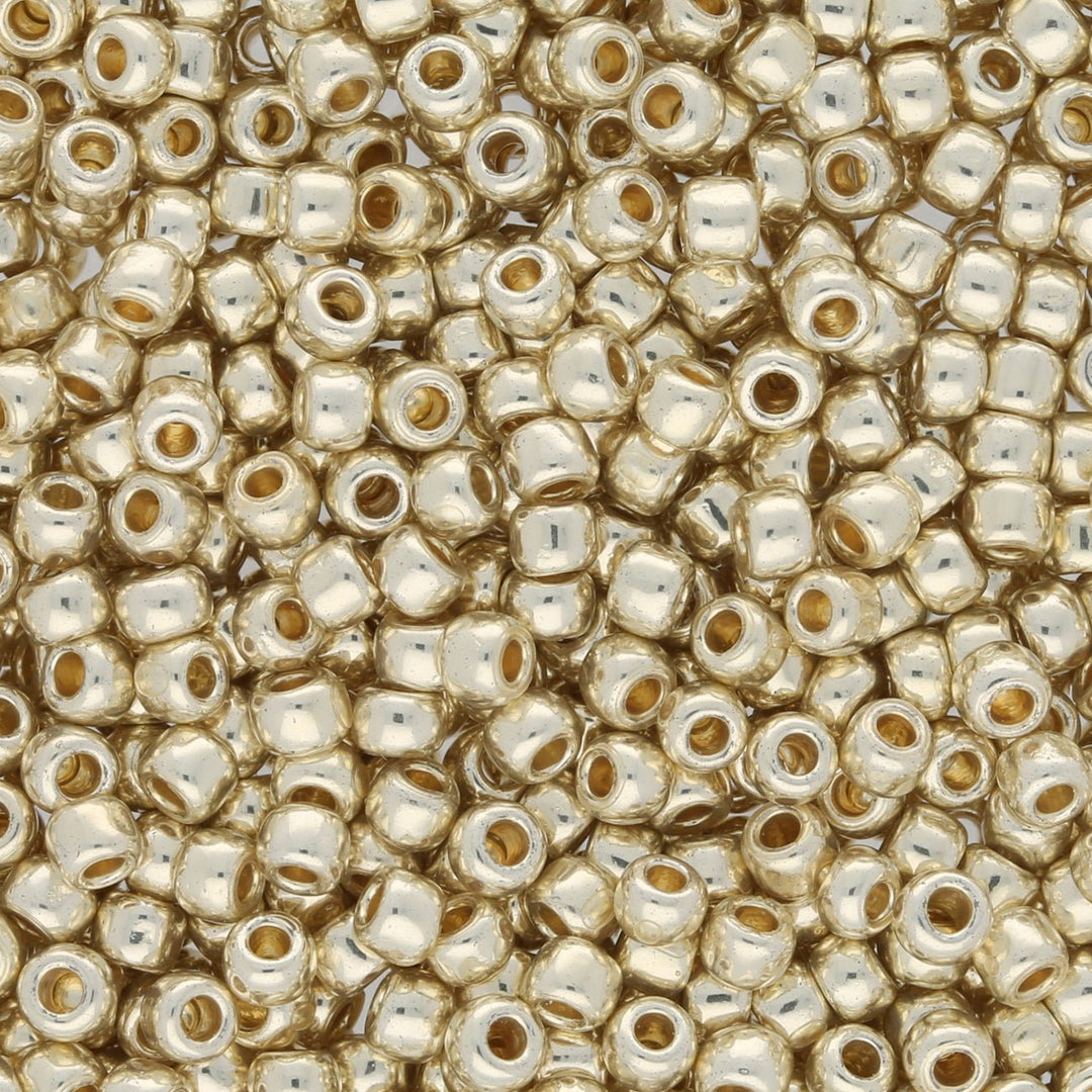 Rocailles-Perlen Toho 8/0 – PermaFinish - Galvanized Aluminium - PerlineBeads