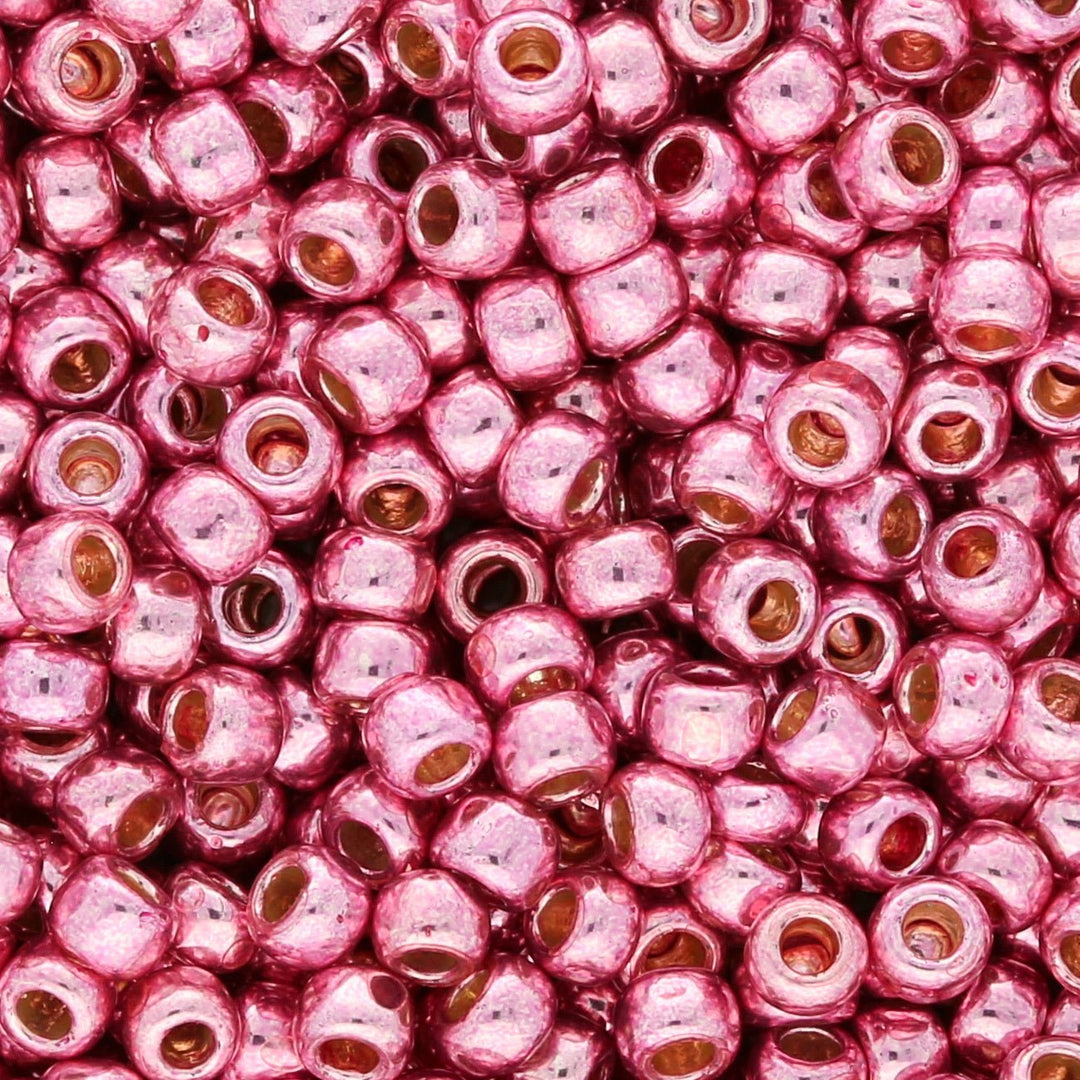 Rocailles-Perlen Toho 8/0 – PermaFinish - Galvanized Pink Lilac - PerlineBeads