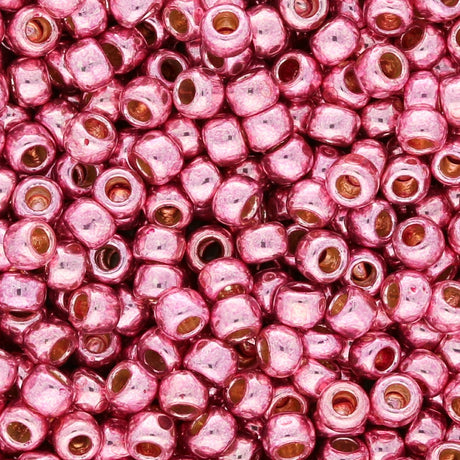 Rocailles-Perlen Toho 8/0 – PermaFinish - Galvanized Pink Lilac - PerlineBeads