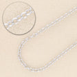 Rolo Aluminiumkette 6 x 2 mm - Silber - PerlineBeads