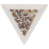 Rondellen aus facettiertem Glas 3x2,5 mm - Dark Gray AB - PerlineBeads