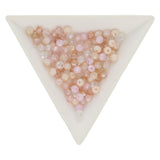 Rondellen aus facettiertem Glas 4,5x3,5 mm - Light Rose Mix - PerlineBeads