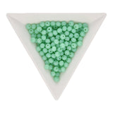 Rondellen aus facettiertem Glas 4x3 mm - Turquoise - PerlineBeads